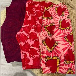 LulaRoe Valentine Leggings